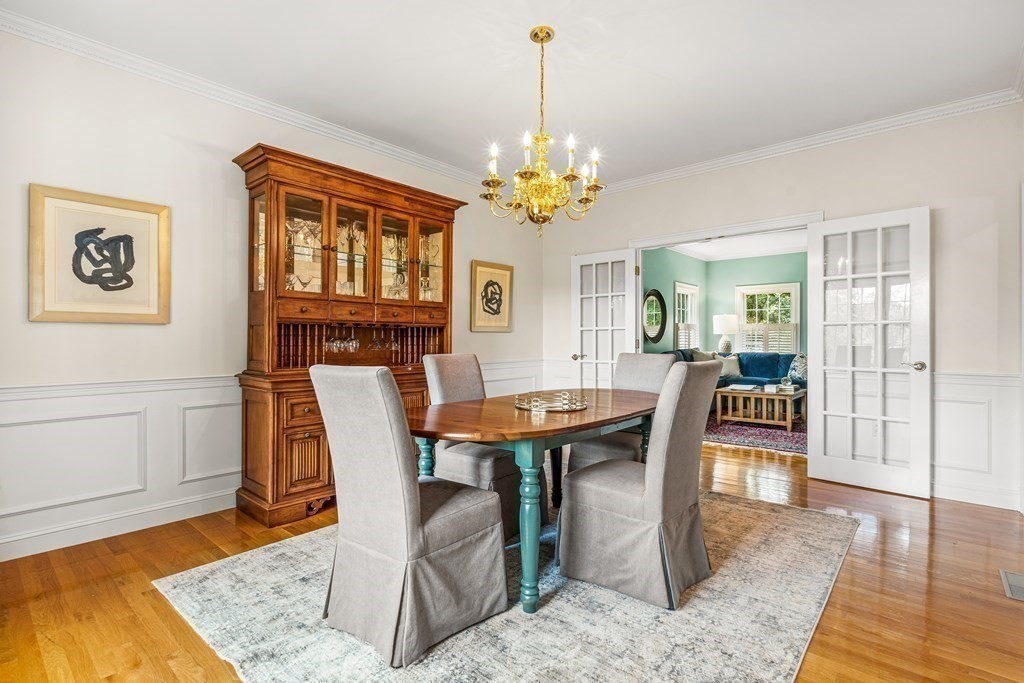 17 Crown Ridge Road Wellesley, MA 02482 - Photo 13 of 37 a view of a dining room with furniture