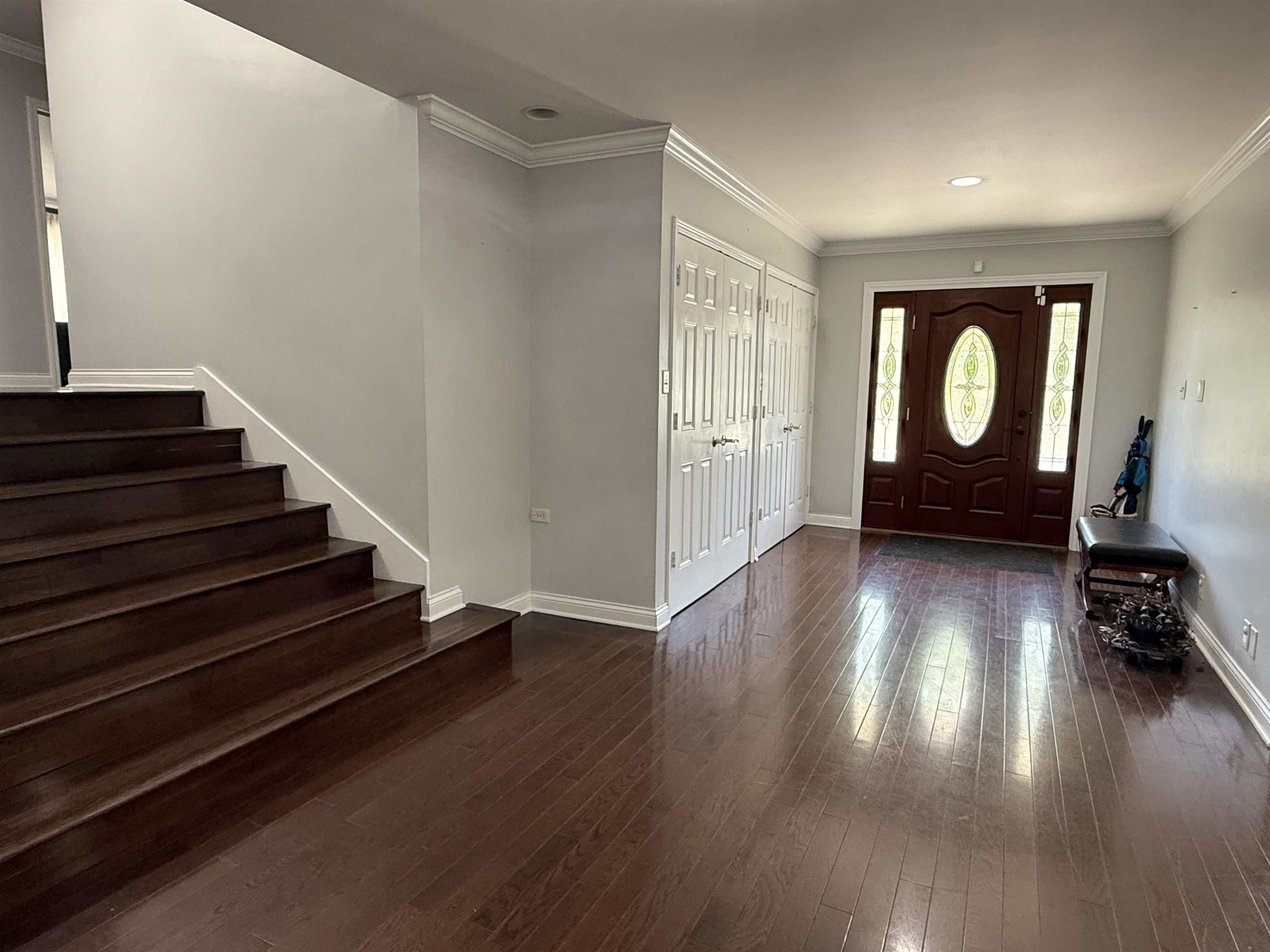 402 West Le Fevre Road Sterling, IL 61081 - Photo 17 of 39 a view of an entryway with wooden floor