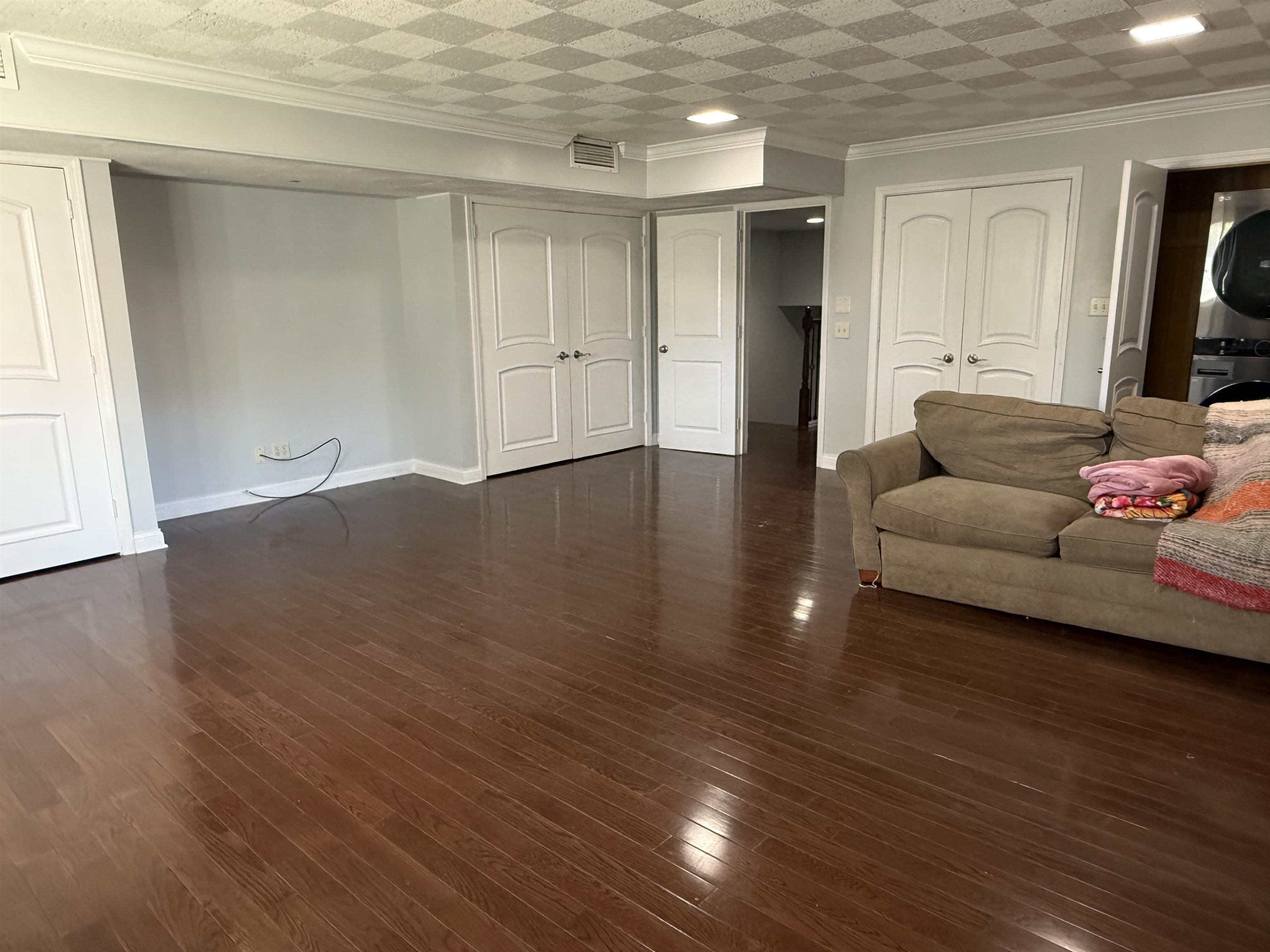 402 West Le Fevre Road Sterling, IL 61081 - Photo 29 of 39 a living room with furniture and a flat screen tv