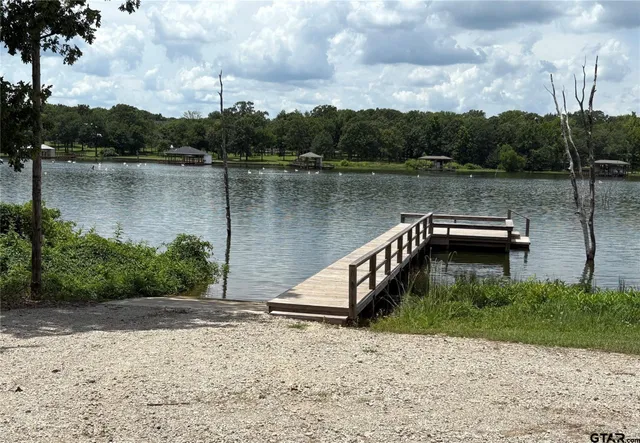 a view of a lake with a lake
