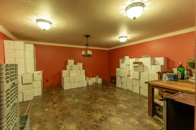 a view of storage and utility room