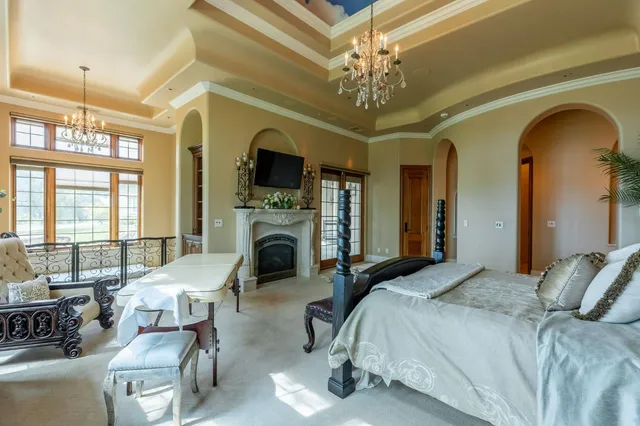 a view of swimming pool and lake view