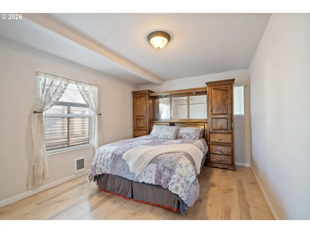 a view interior of a house with wooden floor