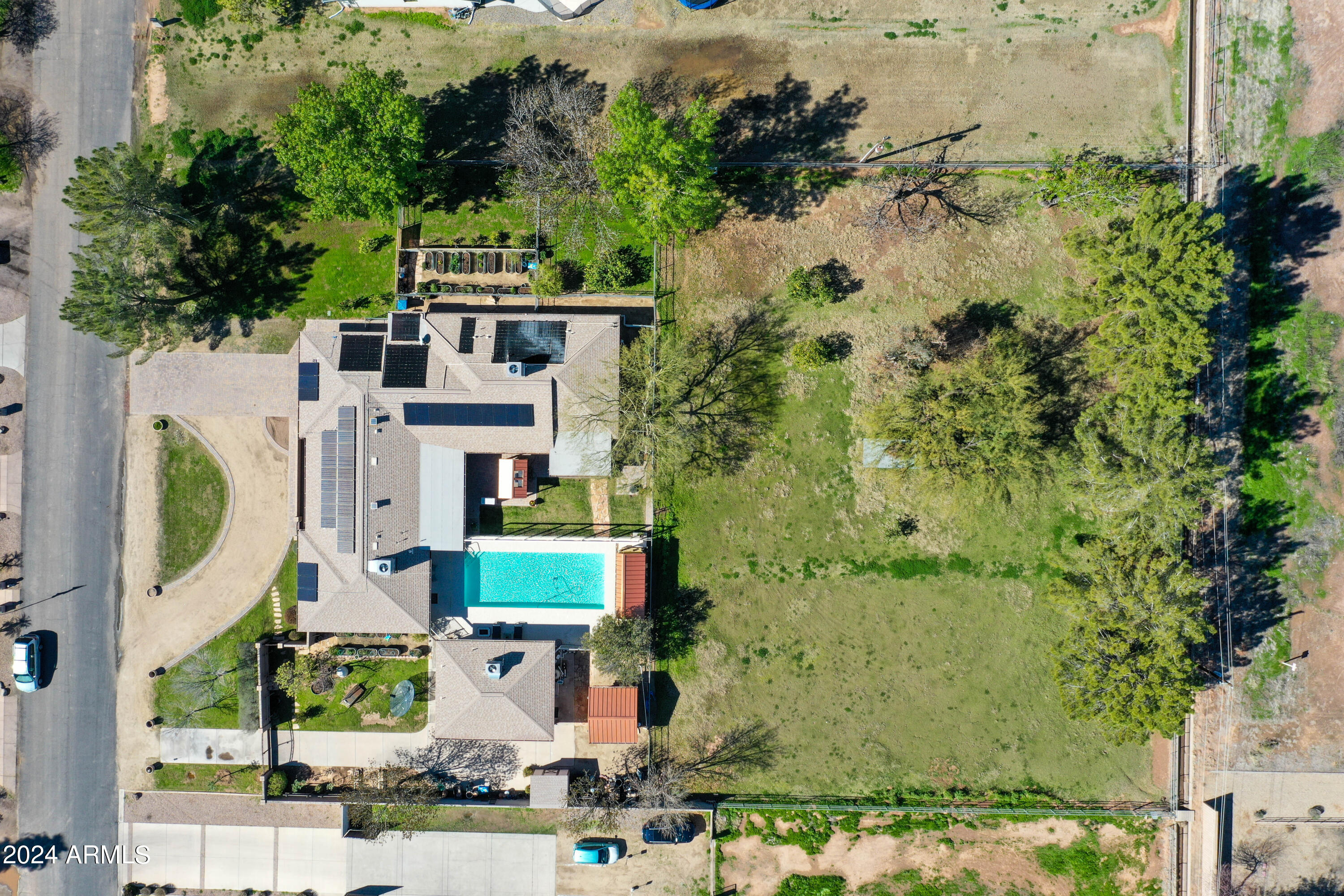 814 East Harwell Road Gilbert, AZ 85234 - Photo 3 of 35 an aerial view of a house with outdoor space