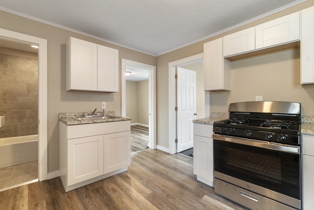 43 Wait Street Springfield, MA 01104 - Photo 3 of 18 a kitchen with a stove and a sink