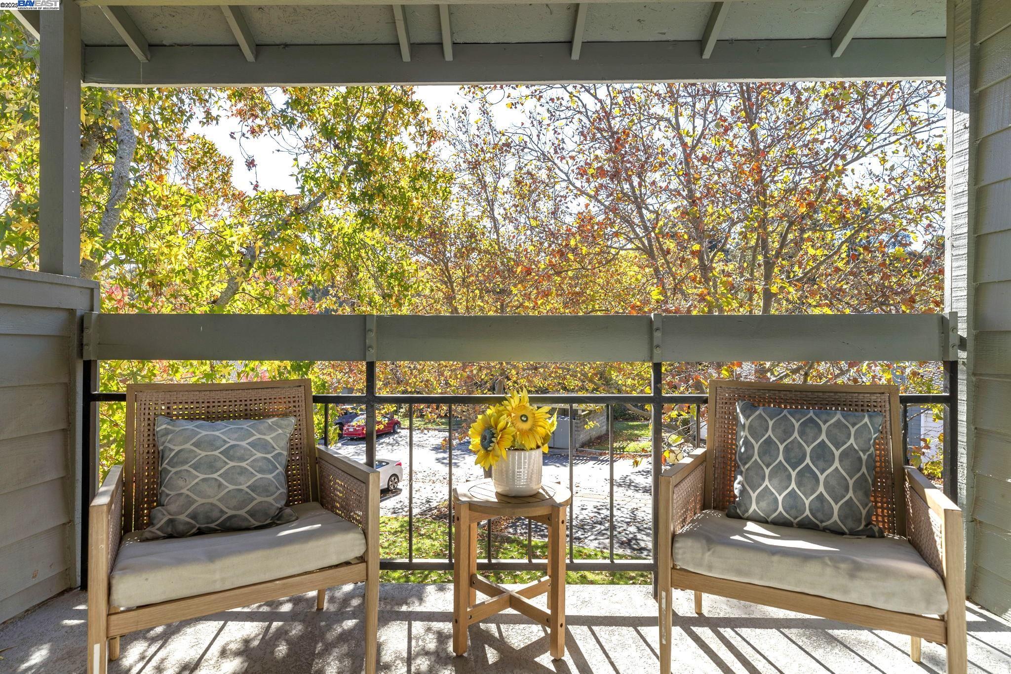 8170 Mountain View Drive, Unit F Pleasanton, CA 94588 - Photo 34 of 51 a view of swimming pool from a balcony