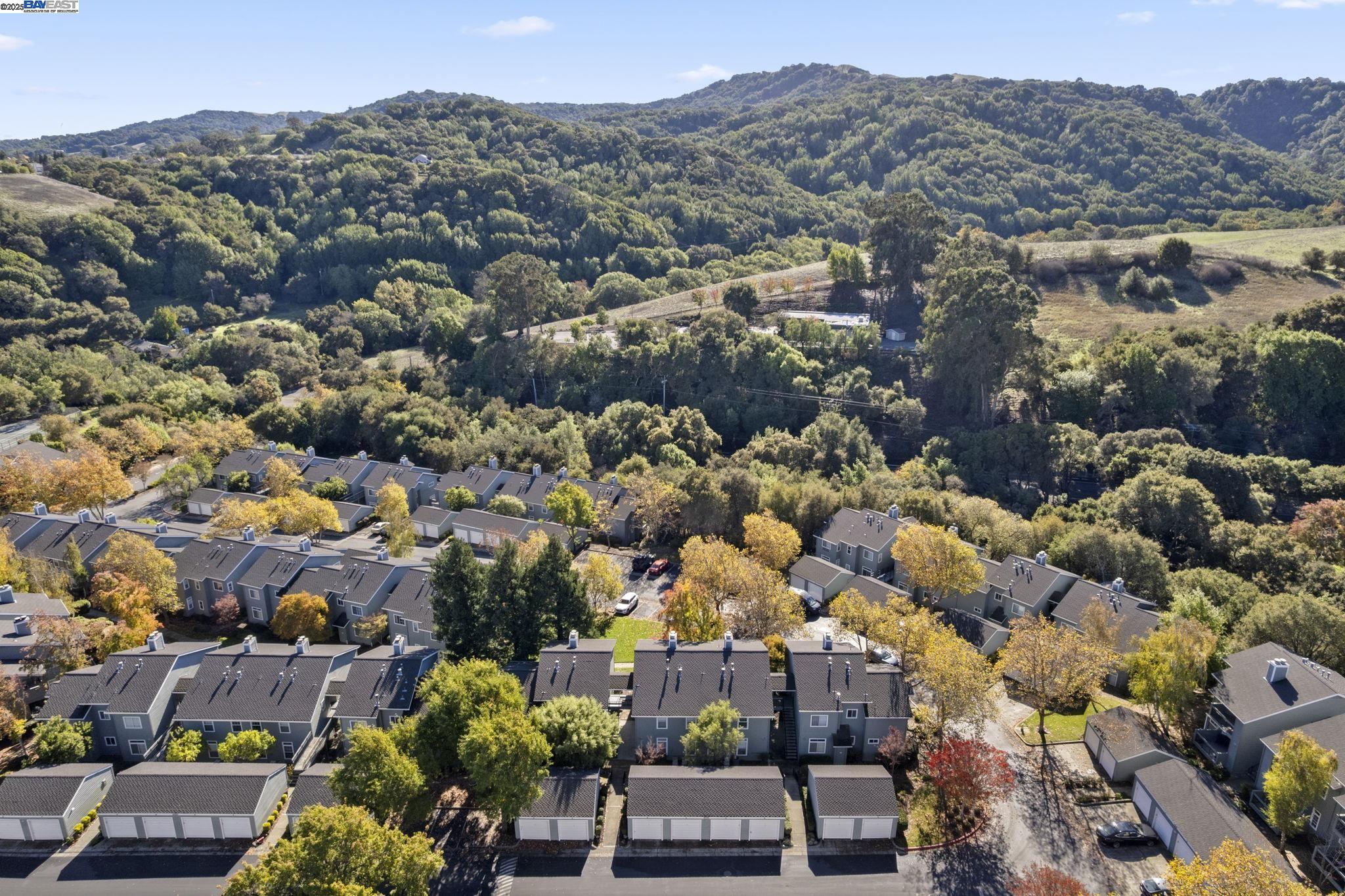 8170 Mountain View Drive, Unit F Pleasanton, CA 94588 - Photo 49 of 51 an aerial view of multiple house