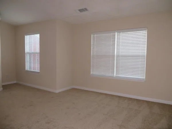 a small space with a walk in closet