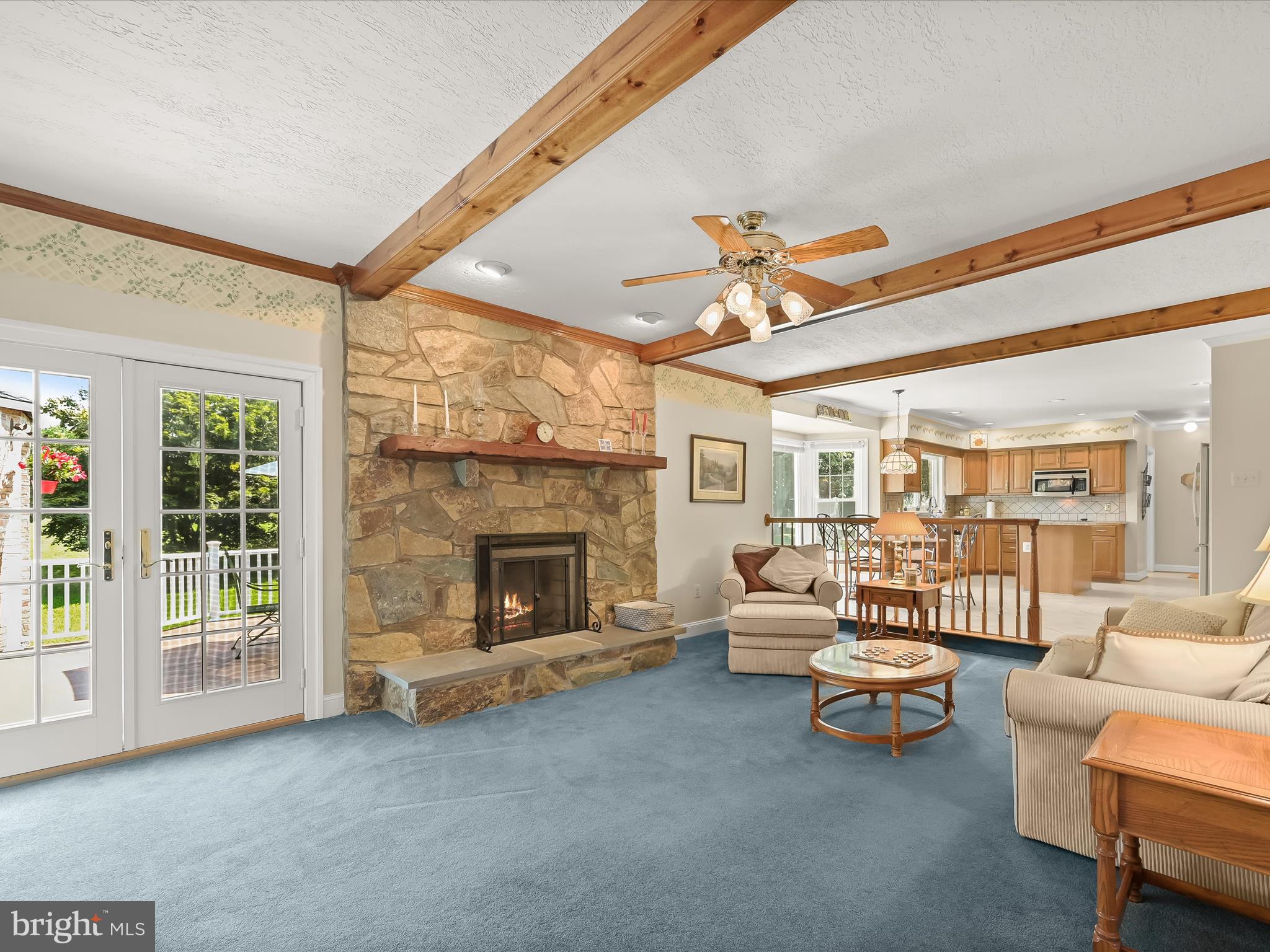 17580 Hardy Road Mount Airy, MD 21771 - Photo 21 of 74 Atrium Access to Deck & Gazebo, Stone Fireplace