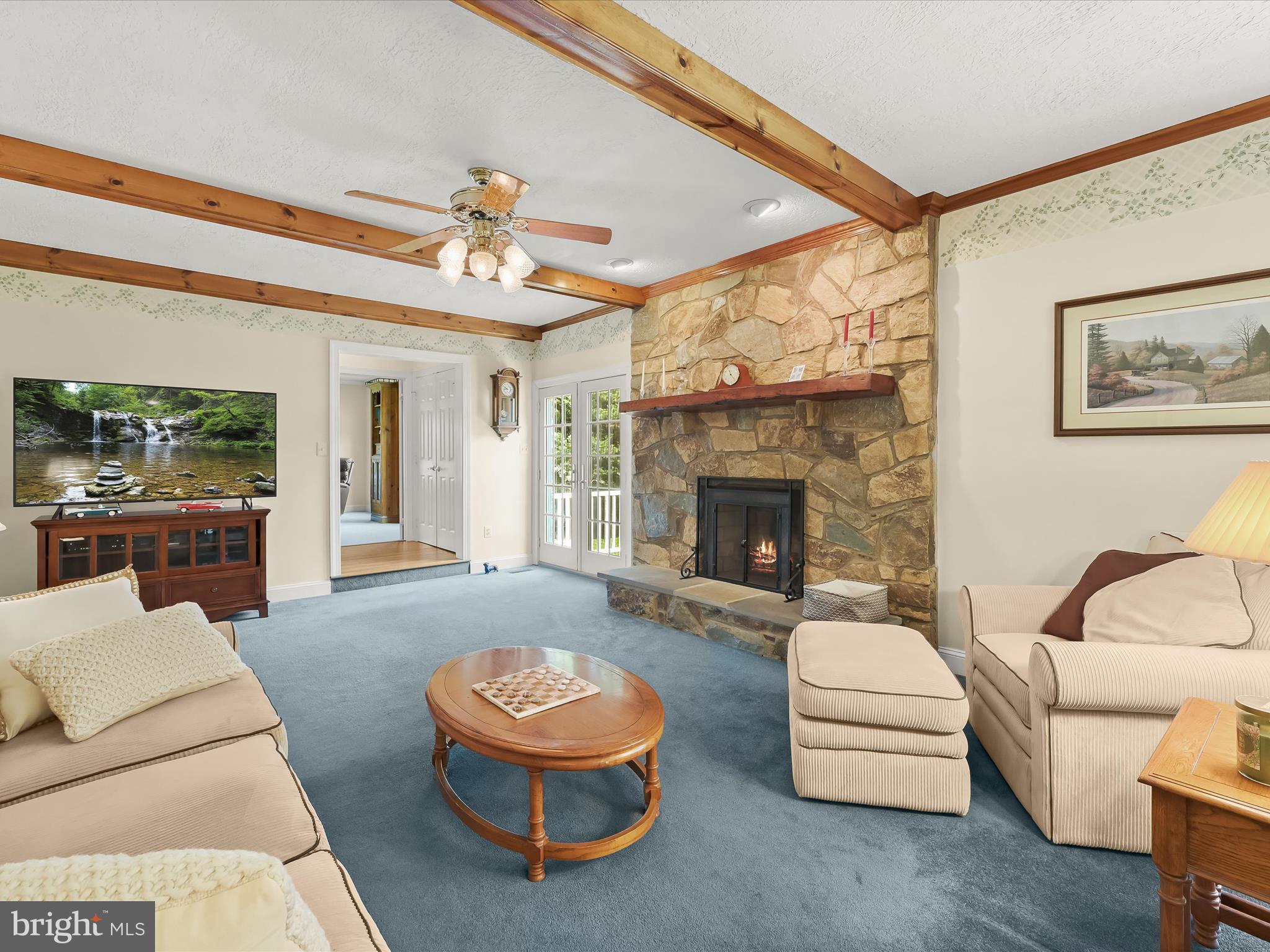 17580 Hardy Road Mount Airy, MD 21771 - Photo 23 of 74 Family Room & Study Beyond
