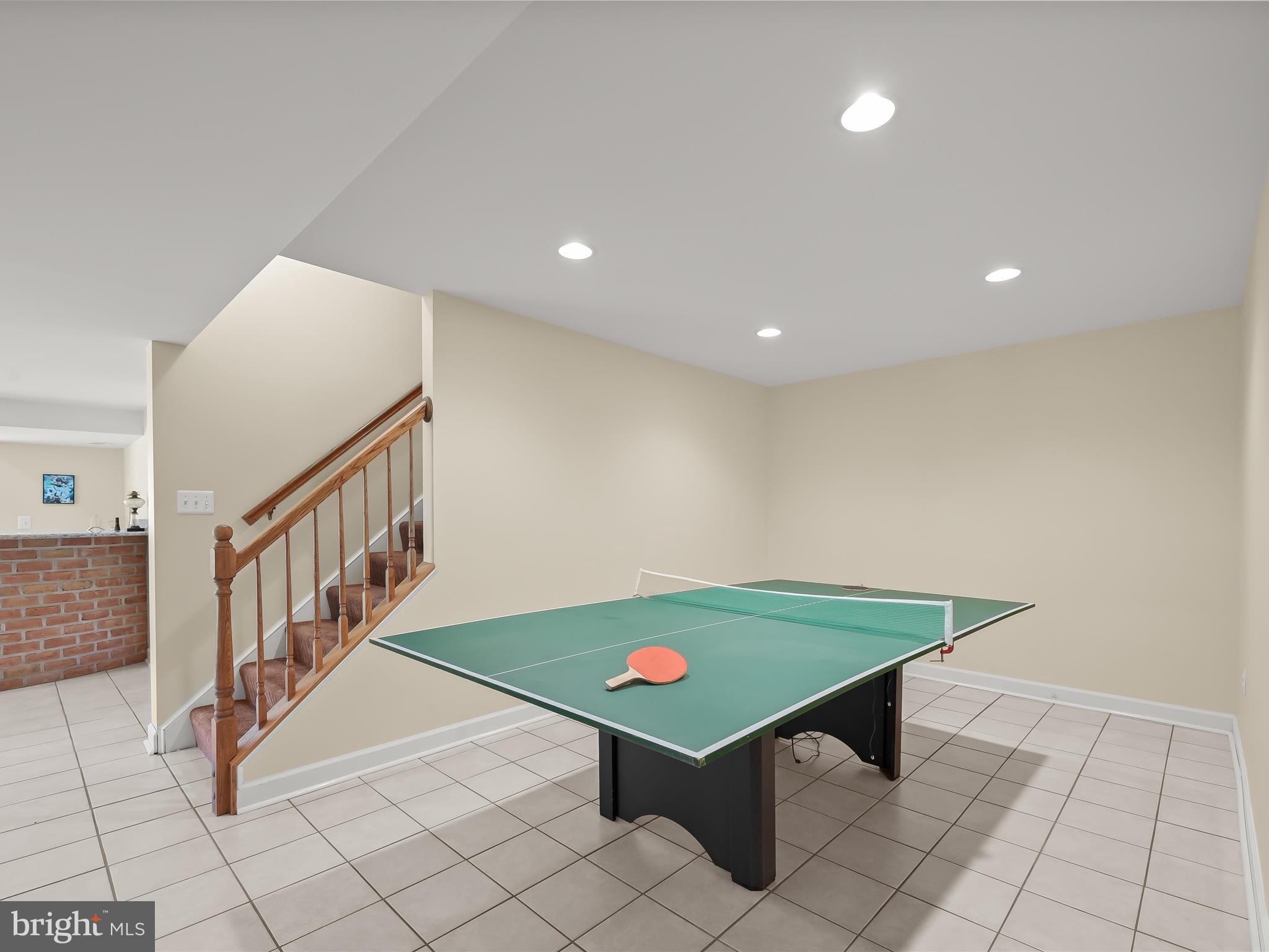 17580 Hardy Road Mount Airy, MD 21771 - Photo 47 of 74 Lower Level Stair & Game Area