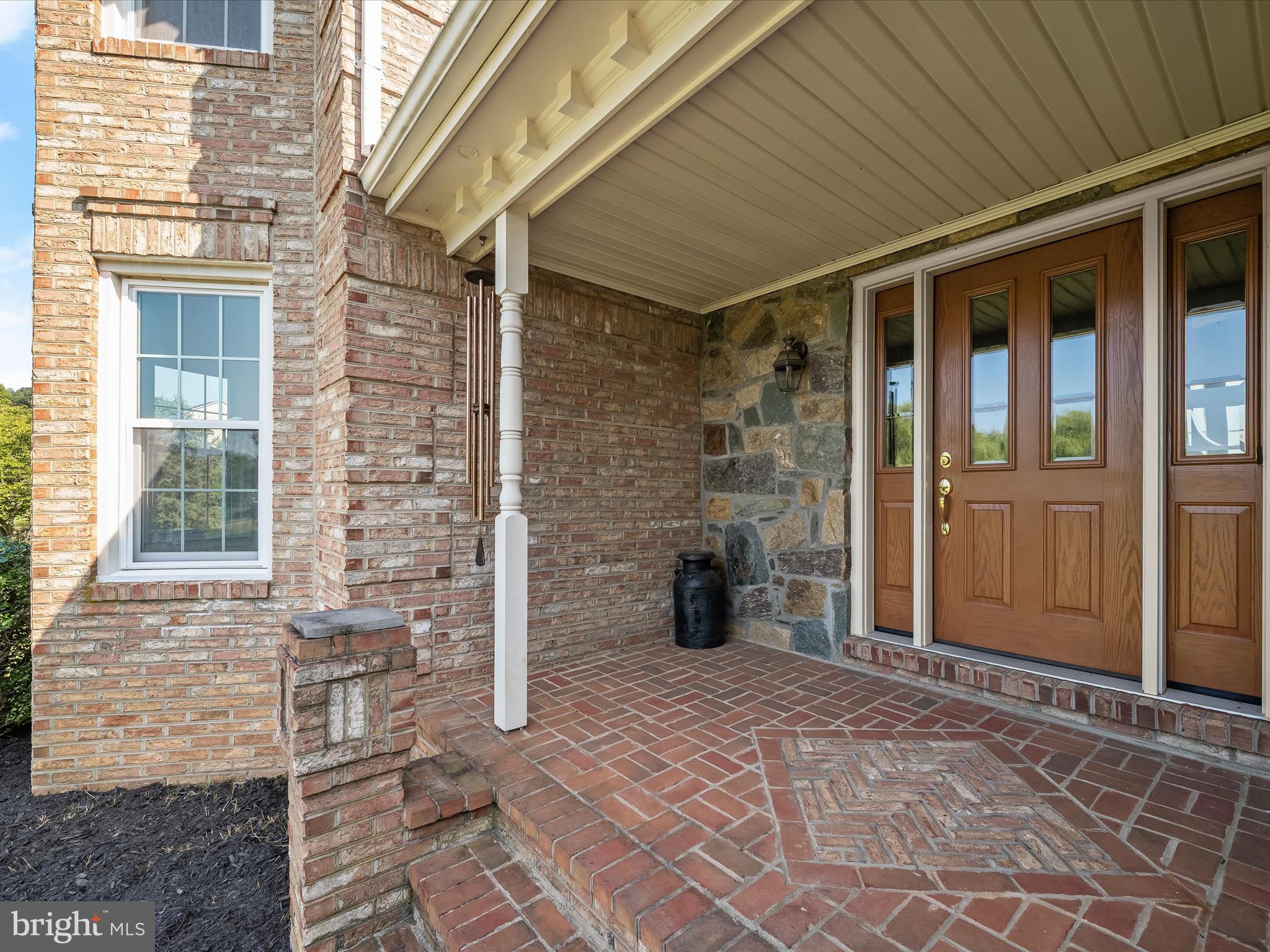 17580 Hardy Road Mount Airy, MD 21771 - Photo 55 of 74 Covered Front Porch w/Brick Detail