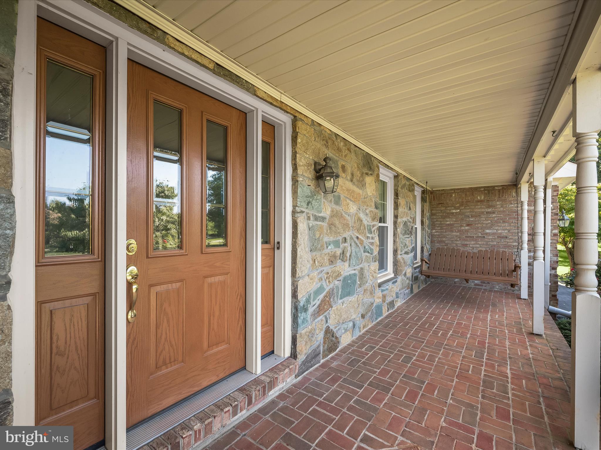 17580 Hardy Road Mount Airy, MD 21771 - Photo 56 of 74 Welcoming Covered Front Porch & Swing