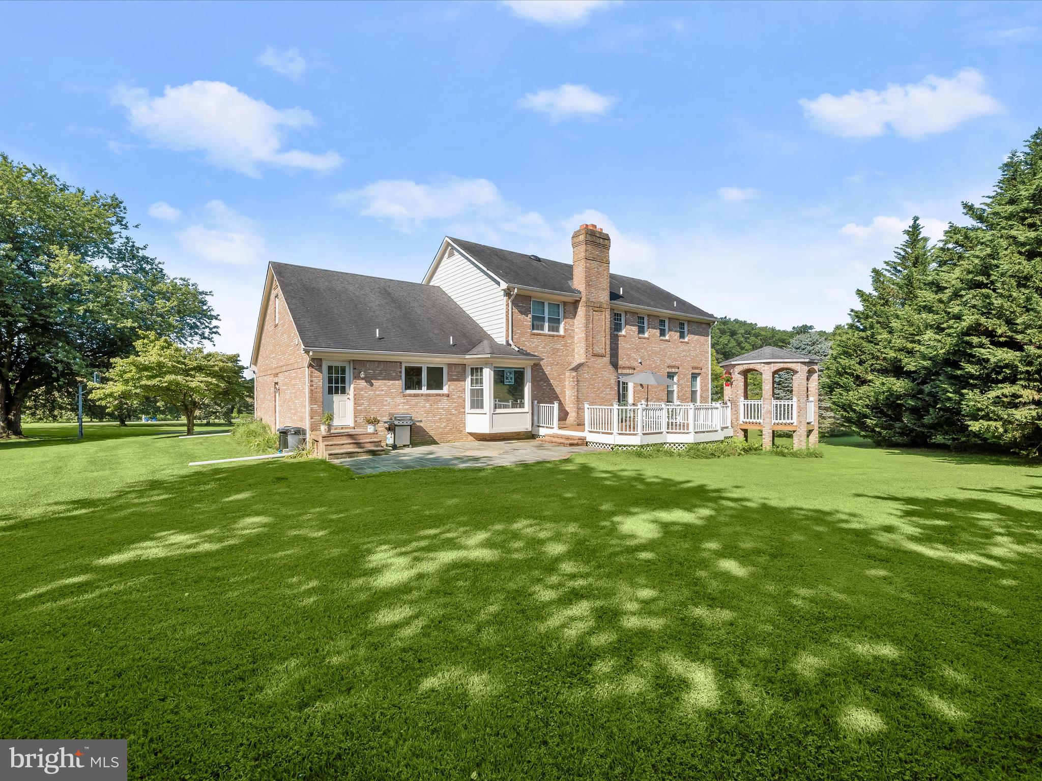 17580 Hardy Road Mount Airy, MD 21771 - Photo 64 of 74 Lush Rear Lawn & Elevation