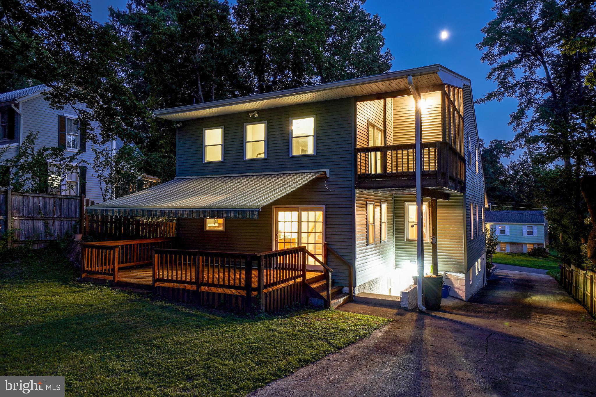 2215 Salisbury Road Silver Spring, MD 20910 - Photo 36 of 44 Evening View of the Exterior Rear