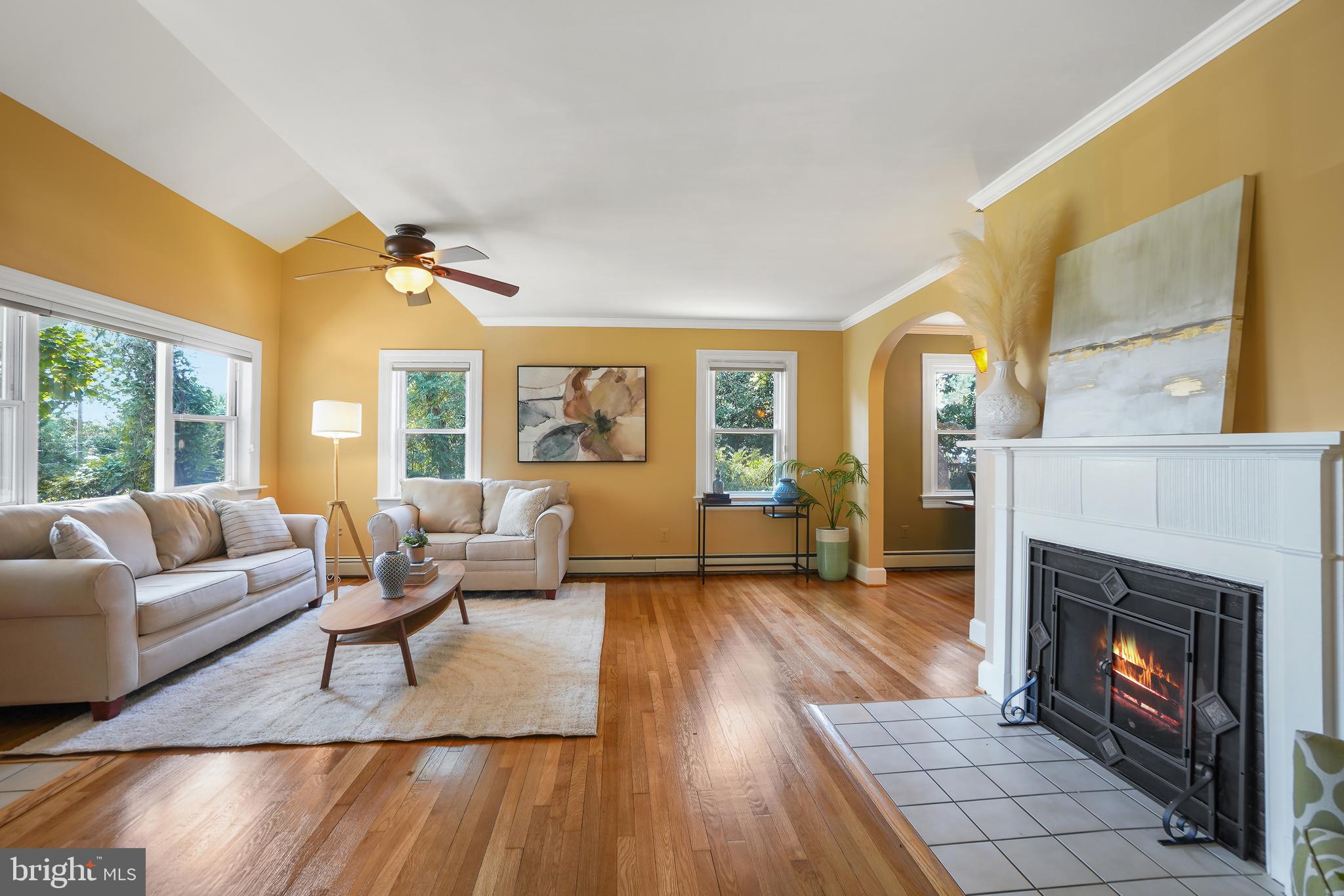 2215 Salisbury Road Silver Spring, MD 20910 - Photo 7 of 44 Living Room with Crown Molding