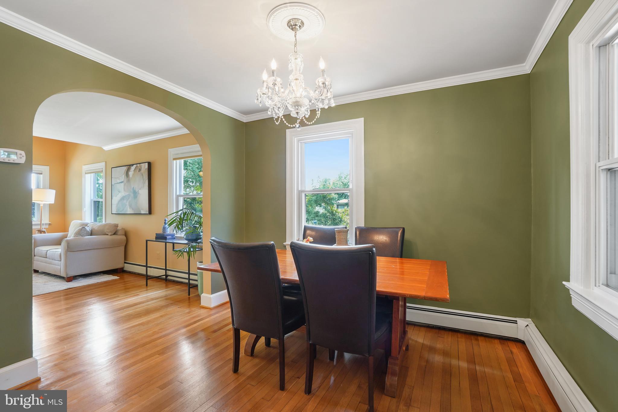 2215 Salisbury Road Silver Spring, MD 20910 - Photo 8 of 44 Dining Room Opens to the Living Room