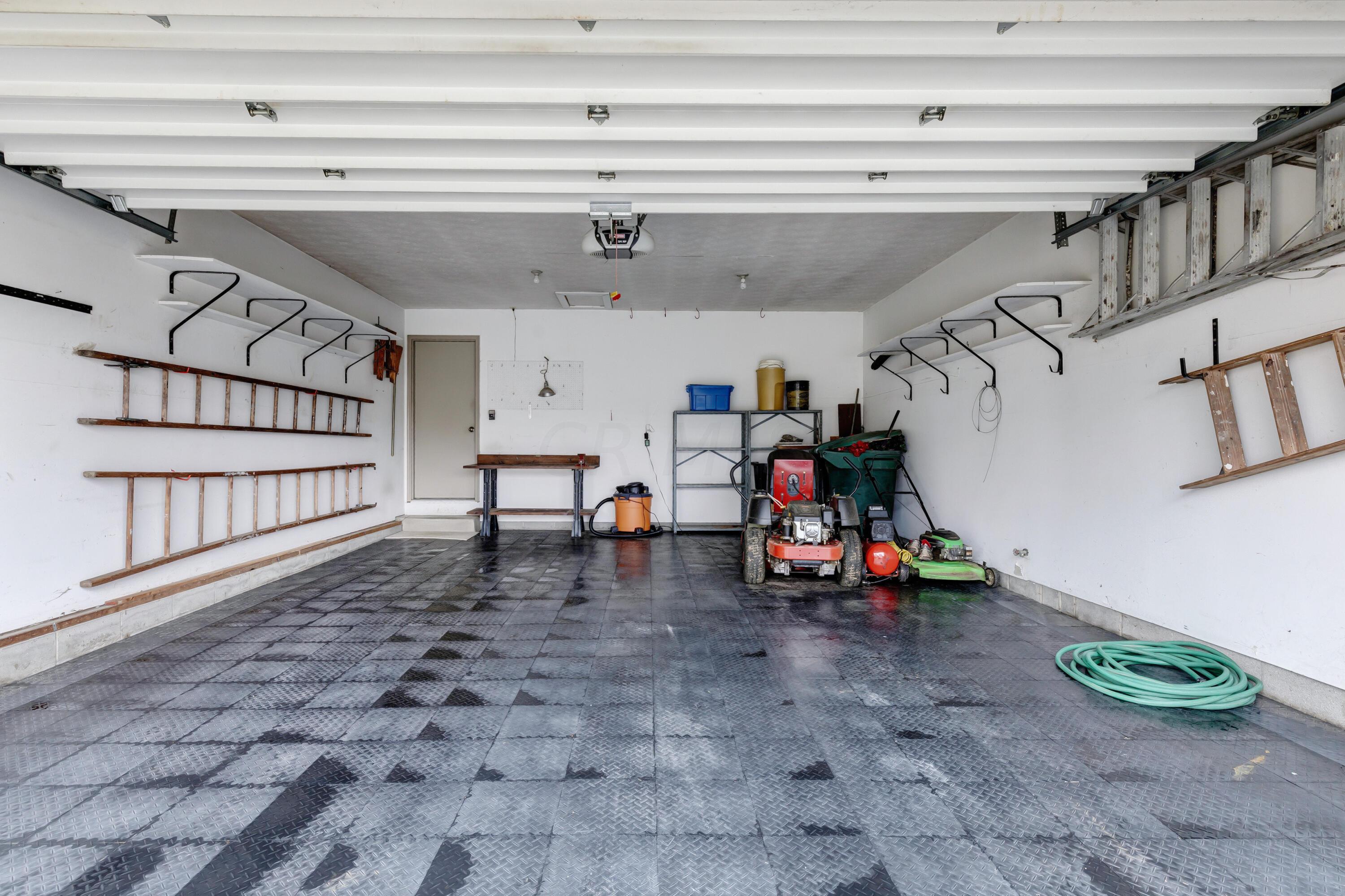 2571 Youngs Grove Road Columbus, OH 43231 - Photo 36 of 40 2 Car Att. Garage-custom tiled floor