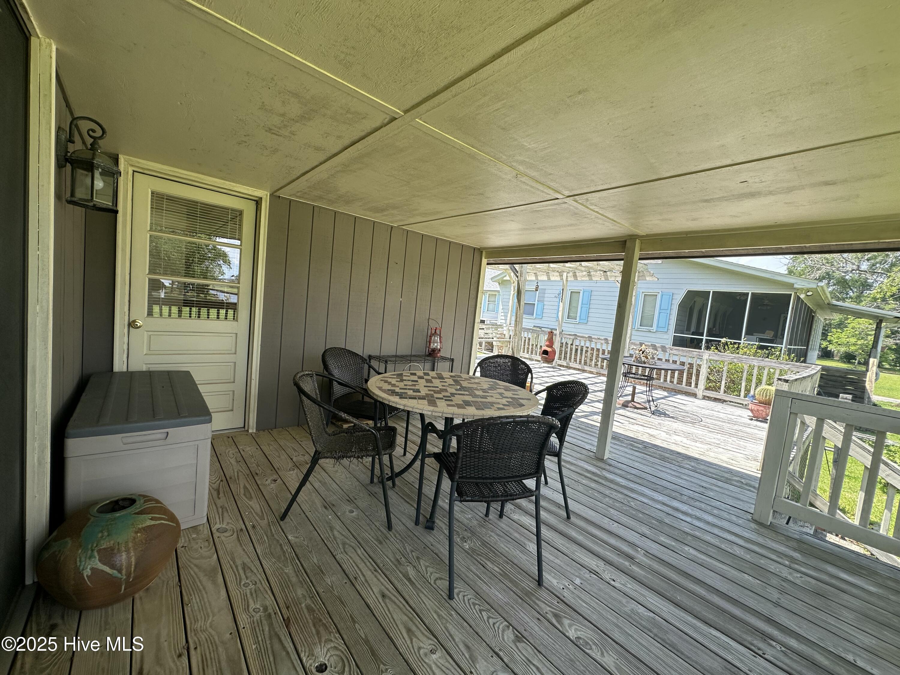 258 Hideaway Road Belhaven, NC 27810 - Photo 45 of 73 Covered area on deck