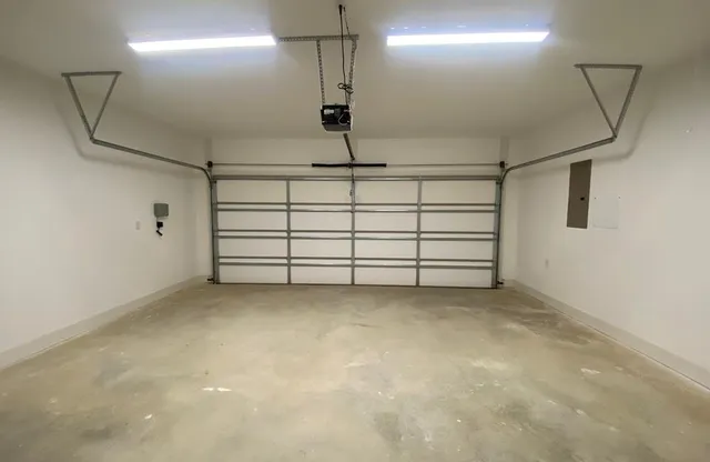 a view of a room with an empty space