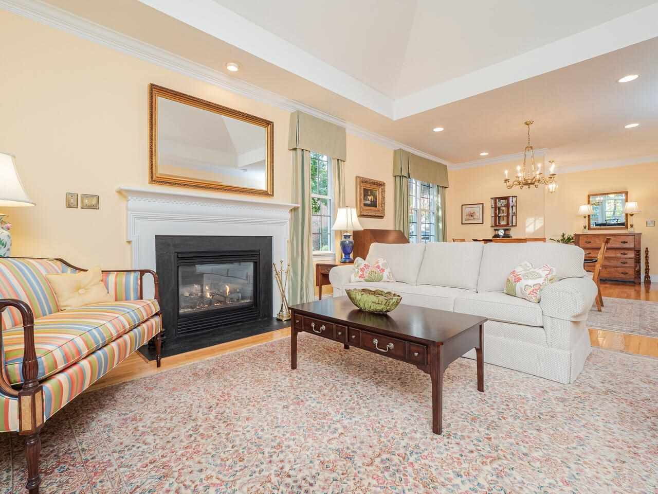 3409 Barron Berkeley Way Raleigh, NC 27612 - Photo 6 of 30 Family Room w/Gas Logs