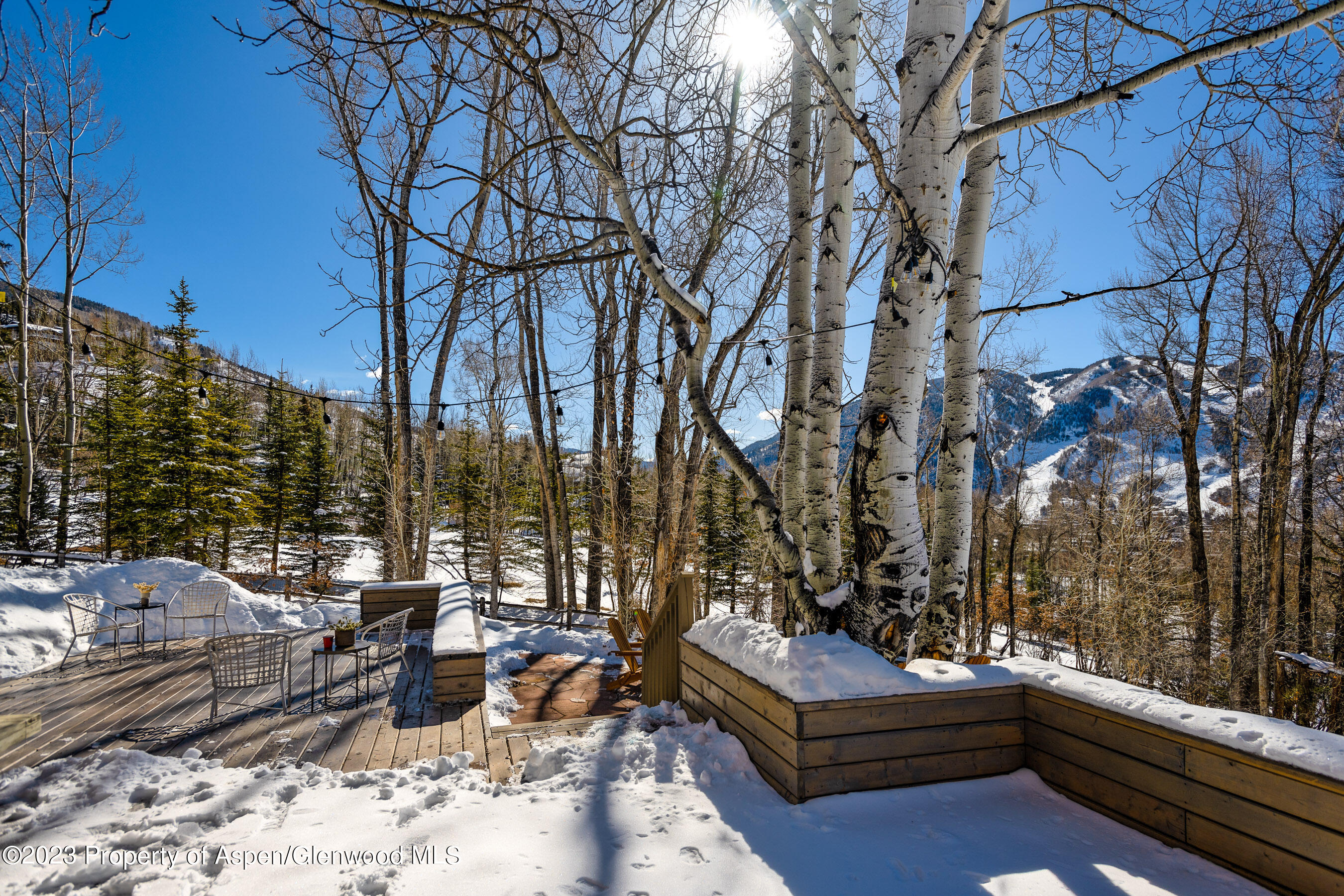 1036 Red Mountain Road Aspen, CO 81611 - Photo 23 of 37 a view of outdoor space with seating