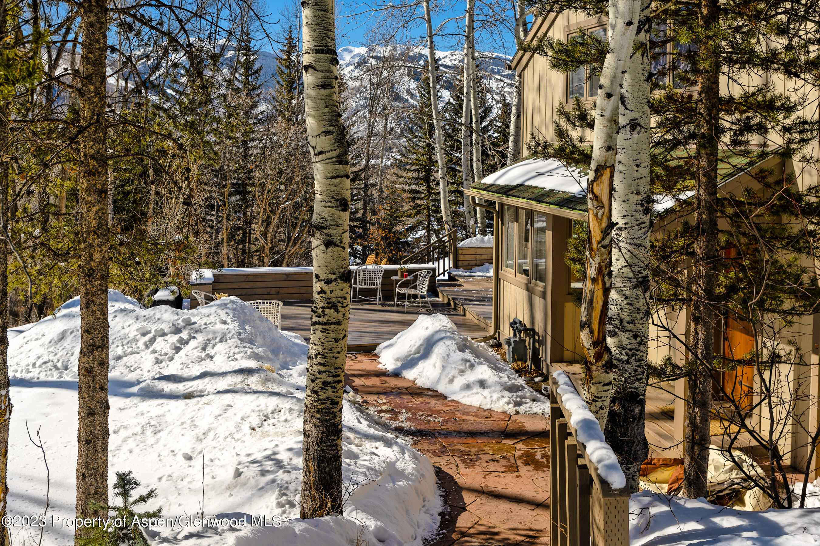 1036 Red Mountain Road Aspen, CO 81611 - Photo 24 of 37 a view of outdoor space with seating