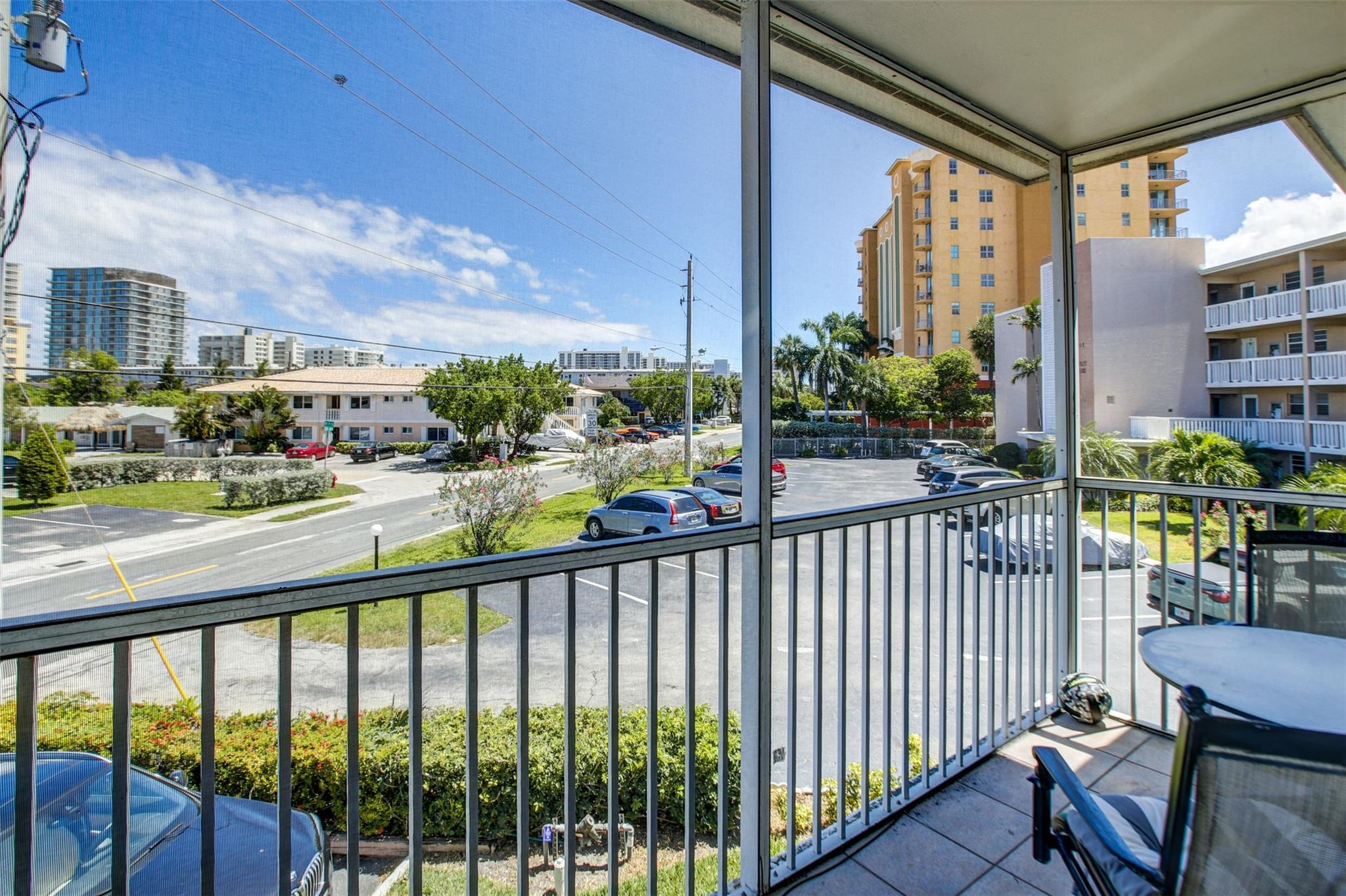 999 North Riverside Drive, Unit 11 Pompano Beach, FL 33062 - Photo 6 of 12 a city view from balcony