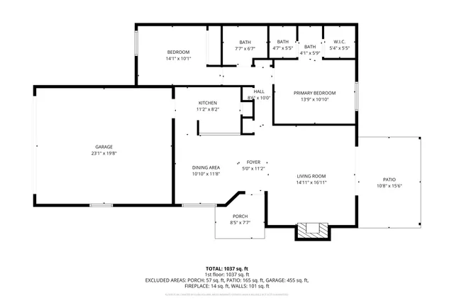 a picture of a floor plan