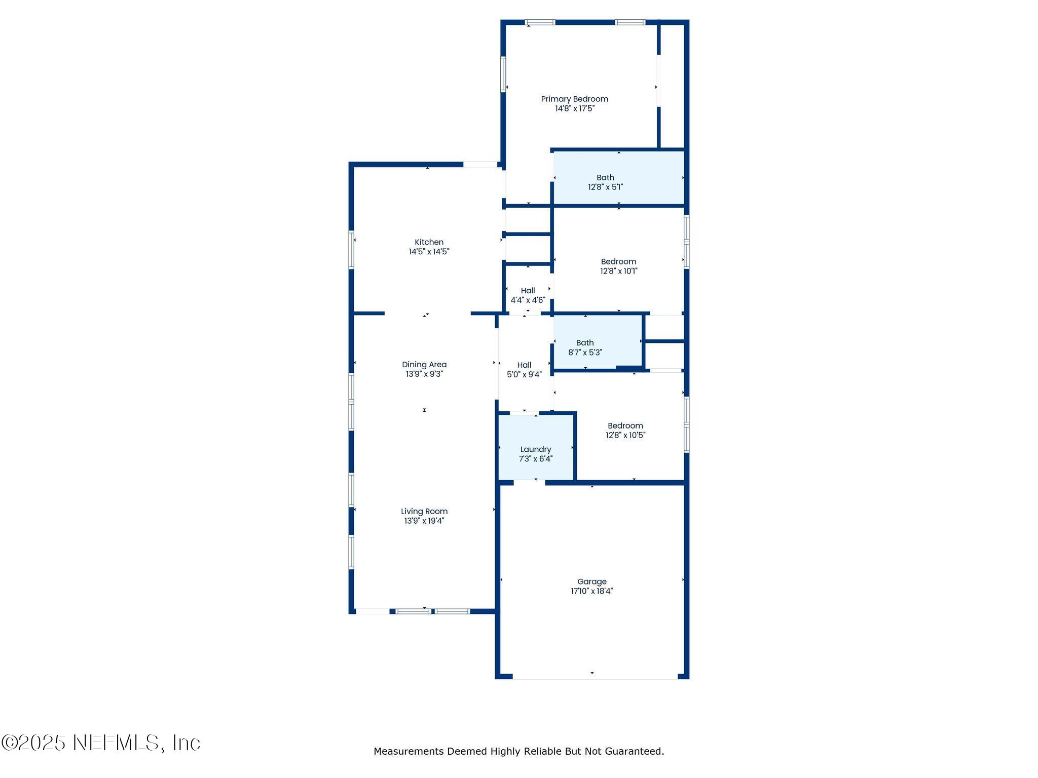 11807 Lem Turner Road Jacksonville, FL 32218 - Photo 38 of 38 z2D Floor Plan for 11813 Lem Turner Road
