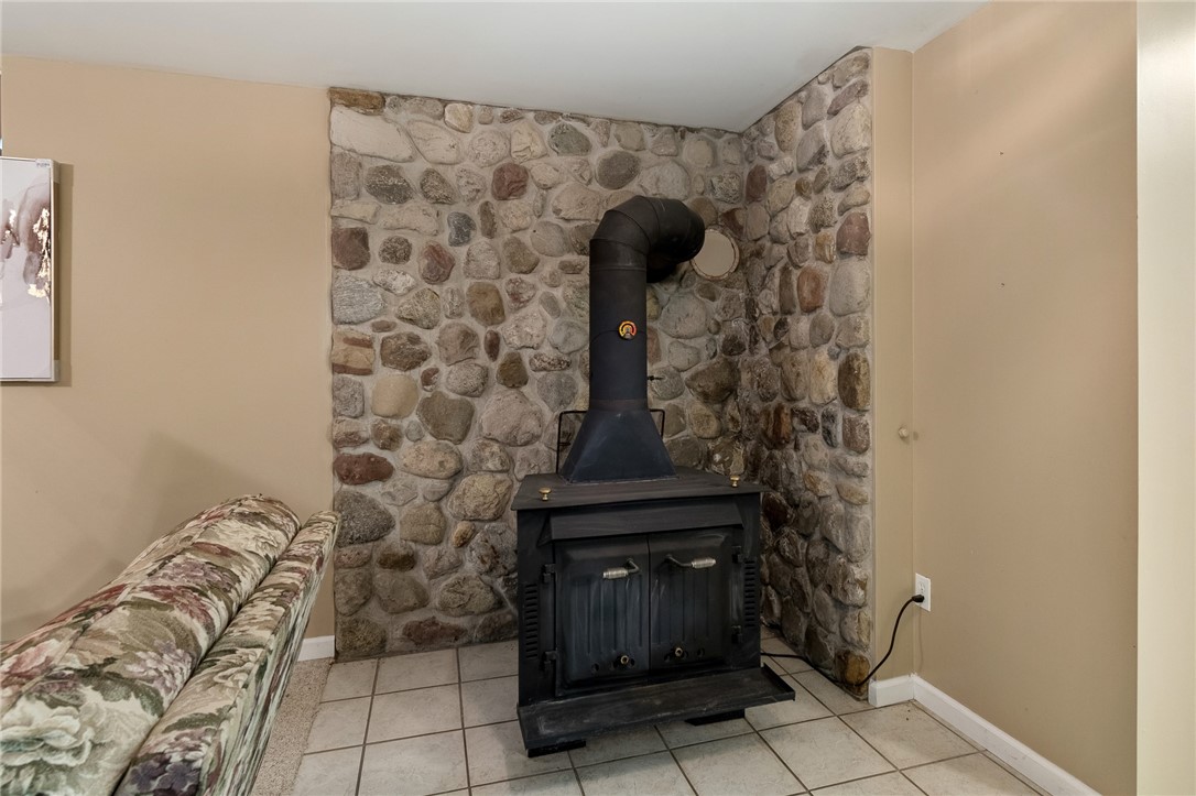 5817 East Henrietta Road Rush, NY 14543 - Photo 21 of 47 The lower level even has a WOOD BURNER- takes the