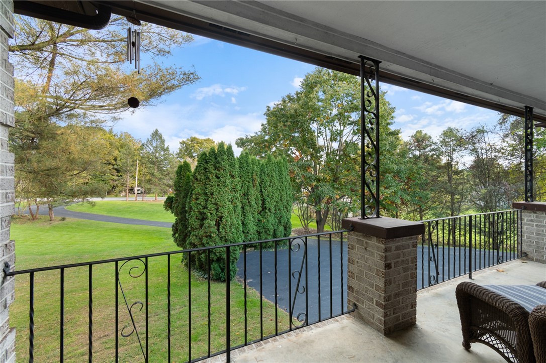 5817 East Henrietta Road Rush, NY 14543 - Photo 3 of 47 The view from the balcony off the living room