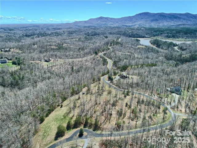 a view of a house with a mountain