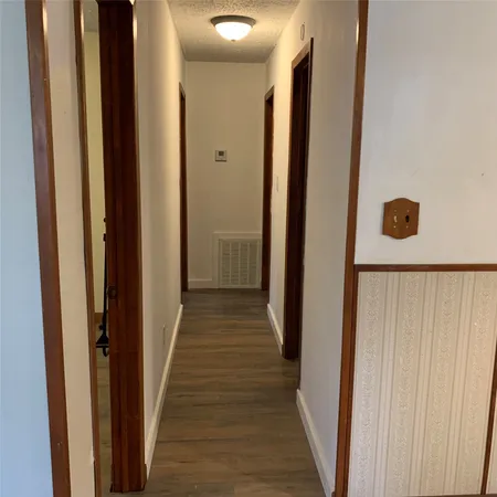 a house view with a garden space