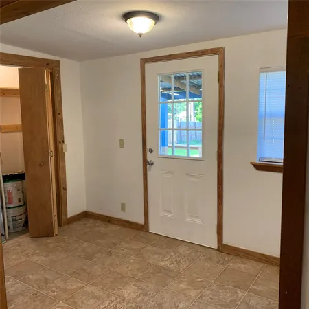 a view of an entryway door