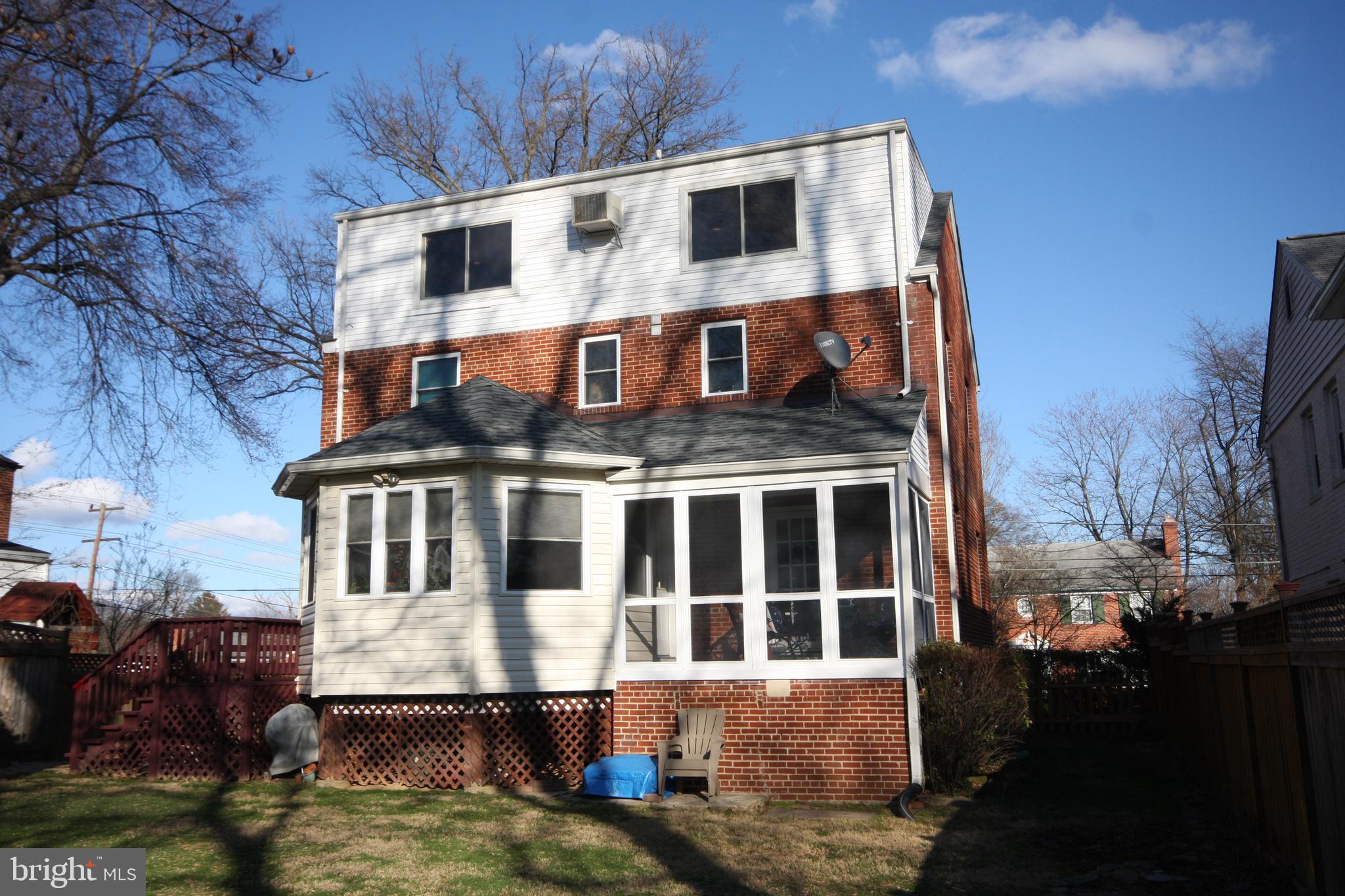 9506 Wire Avenue Silver Spring, MD 20901 - Photo 11 of 72 Rear Exterior; YES Central Air