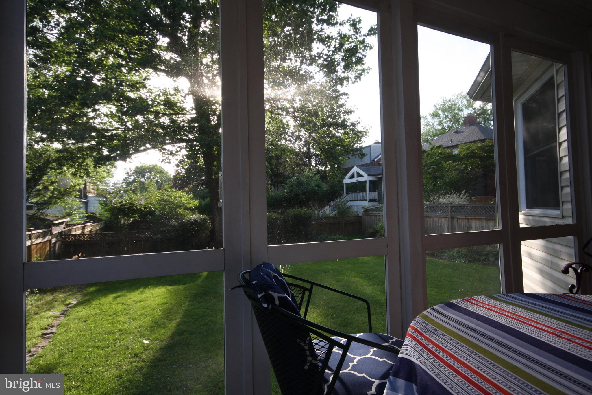 9506 Wire Avenue Silver Spring, MD 20901 - Photo 60 of 72 Evening View From Screened In Porch