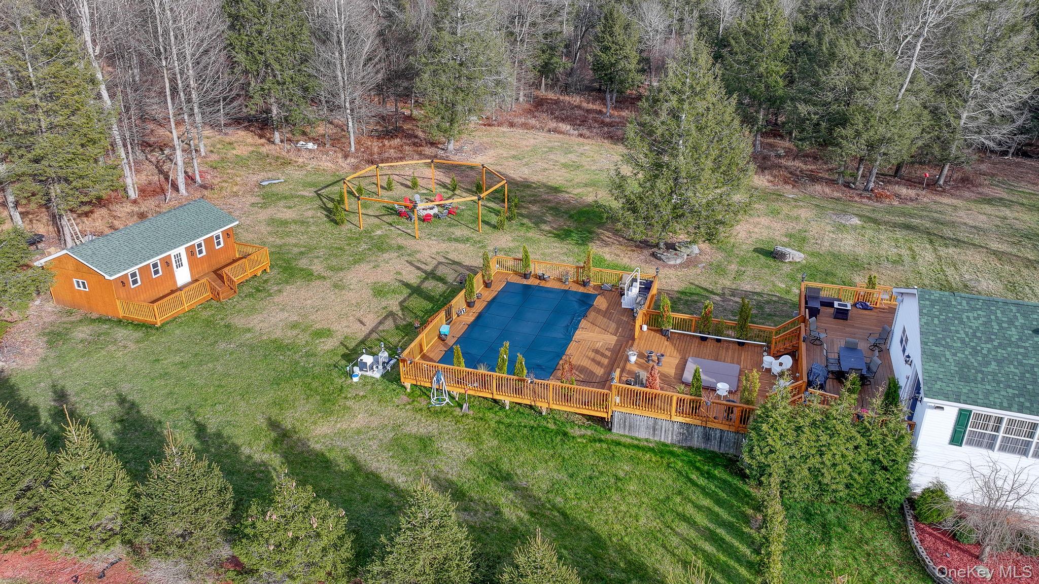 226 Big Woods Road Harris, NY 12742 - Photo 34 of 39 Pool - Hot tub and pool house