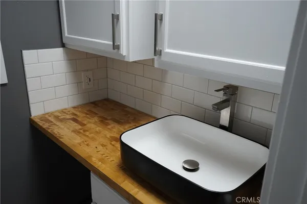 a bathroom with a sink