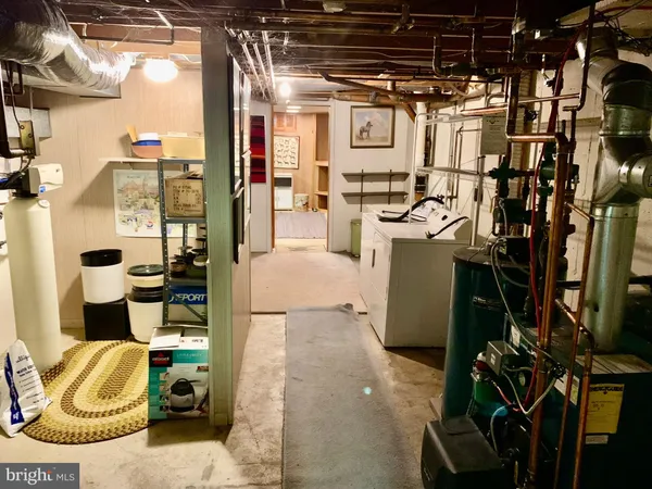 a view of storage and utility room