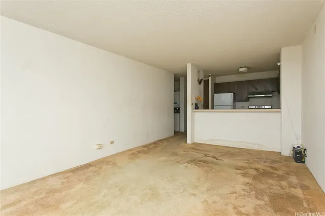 a view of a kitchen with a sink