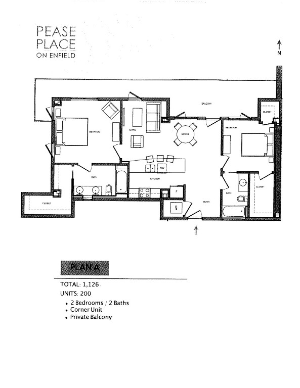 1603 Enfield Road, Unit 200 Austin, TX 78703 - Photo 26 of 26 Floor Plan