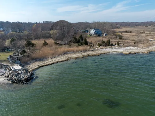 a view of a lake with a mountain