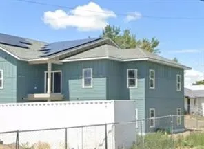 a side view of a house