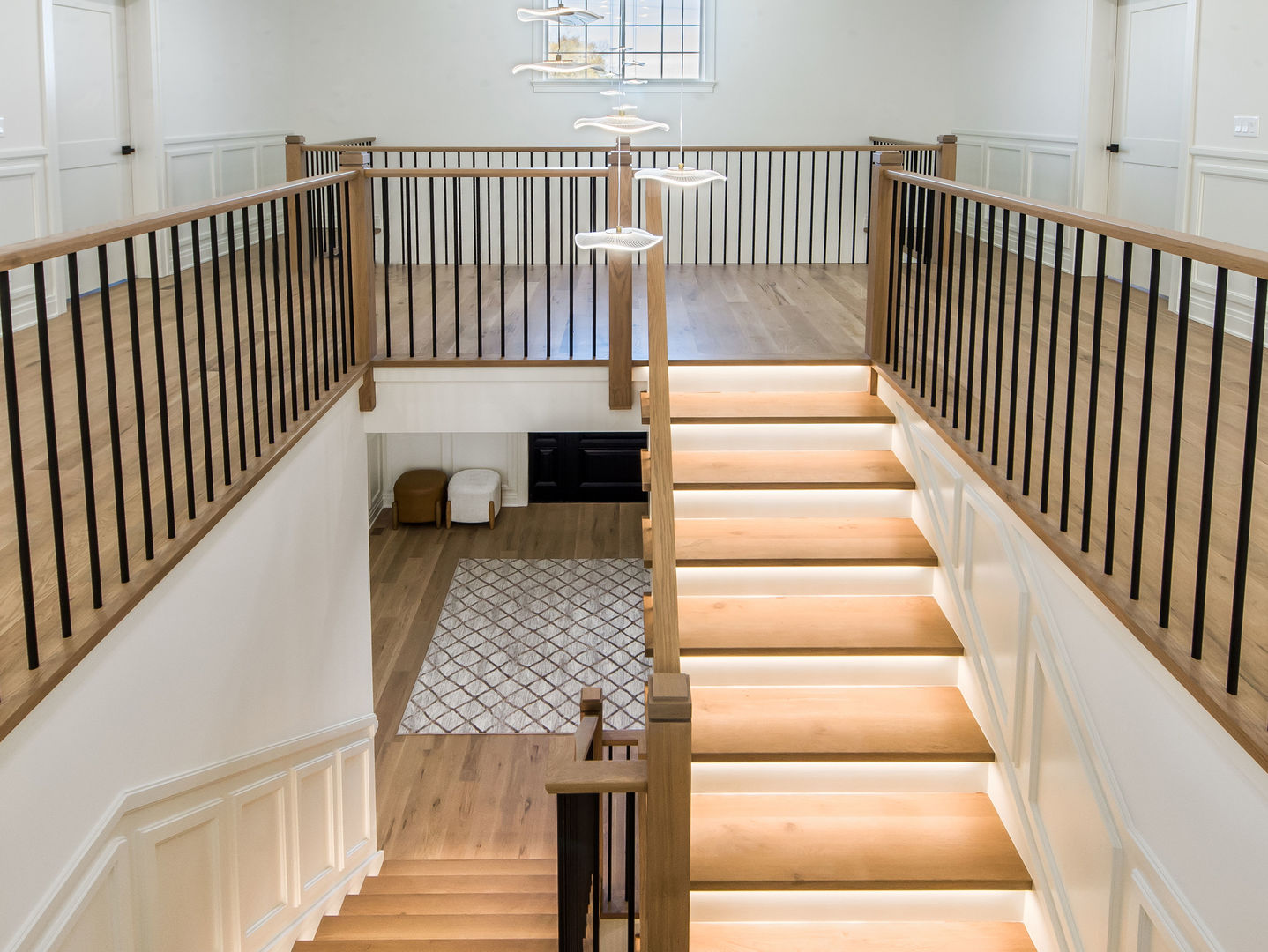 1 Morrison Road Northbrook, IL 60062 - Photo 23 of 58 a view of entryway with wooden floor and a front door