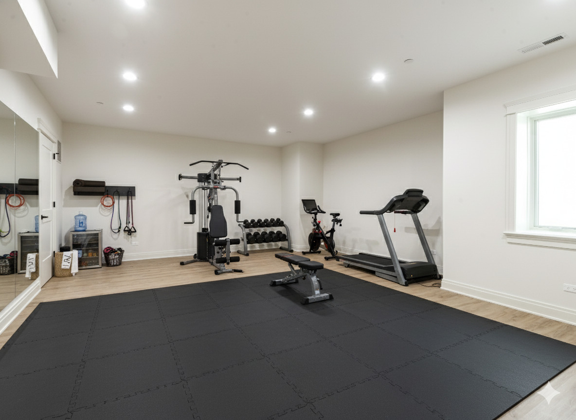 1 Morrison Road Northbrook, IL 60062 - Photo 41 of 58 a view of a room with gym equipment