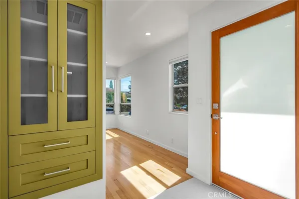 a view of front door