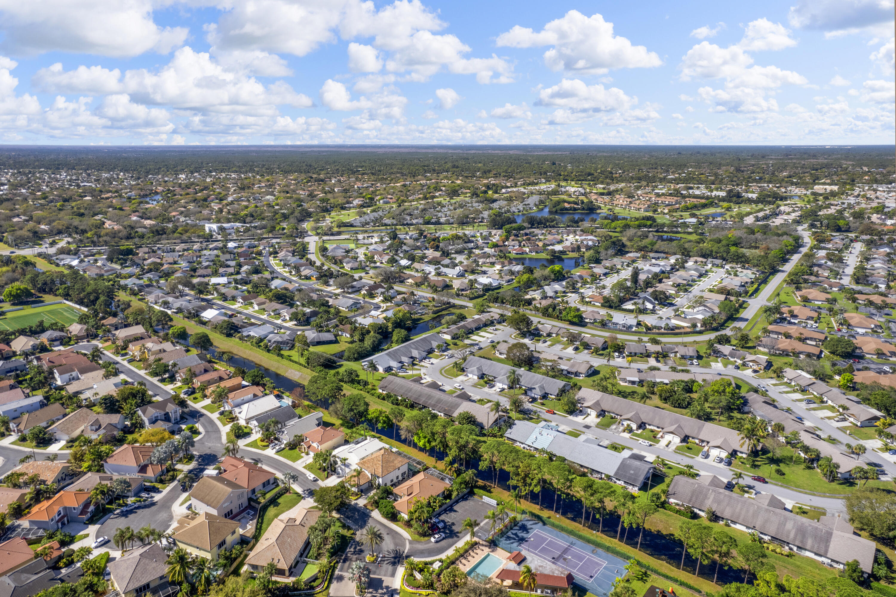 197 Bent Arrow Drive Jupiter, FL 33458 - Photo 25 of 33 an aerial view of multiple house