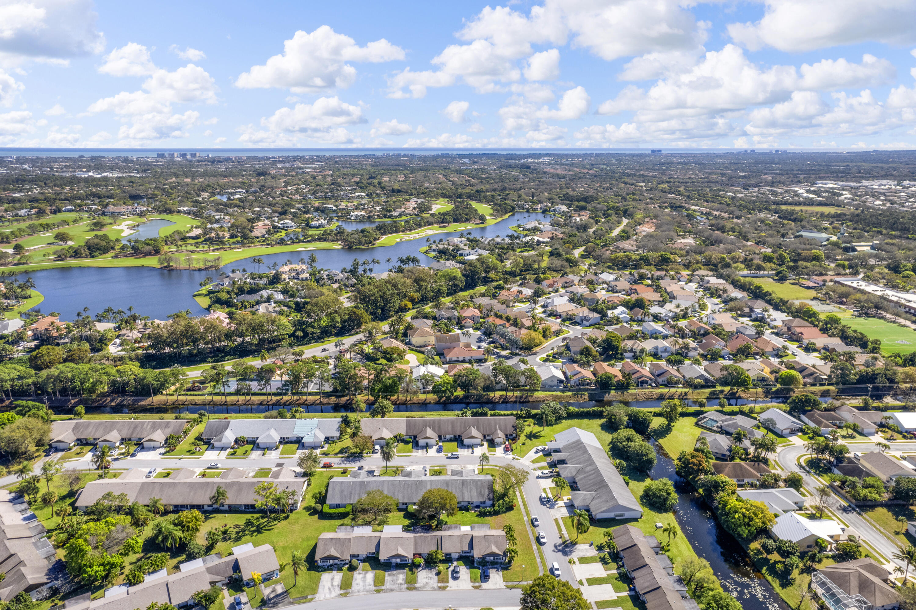 197 Bent Arrow Drive Jupiter, FL 33458 - Photo 27 of 33 an aerial view of a city