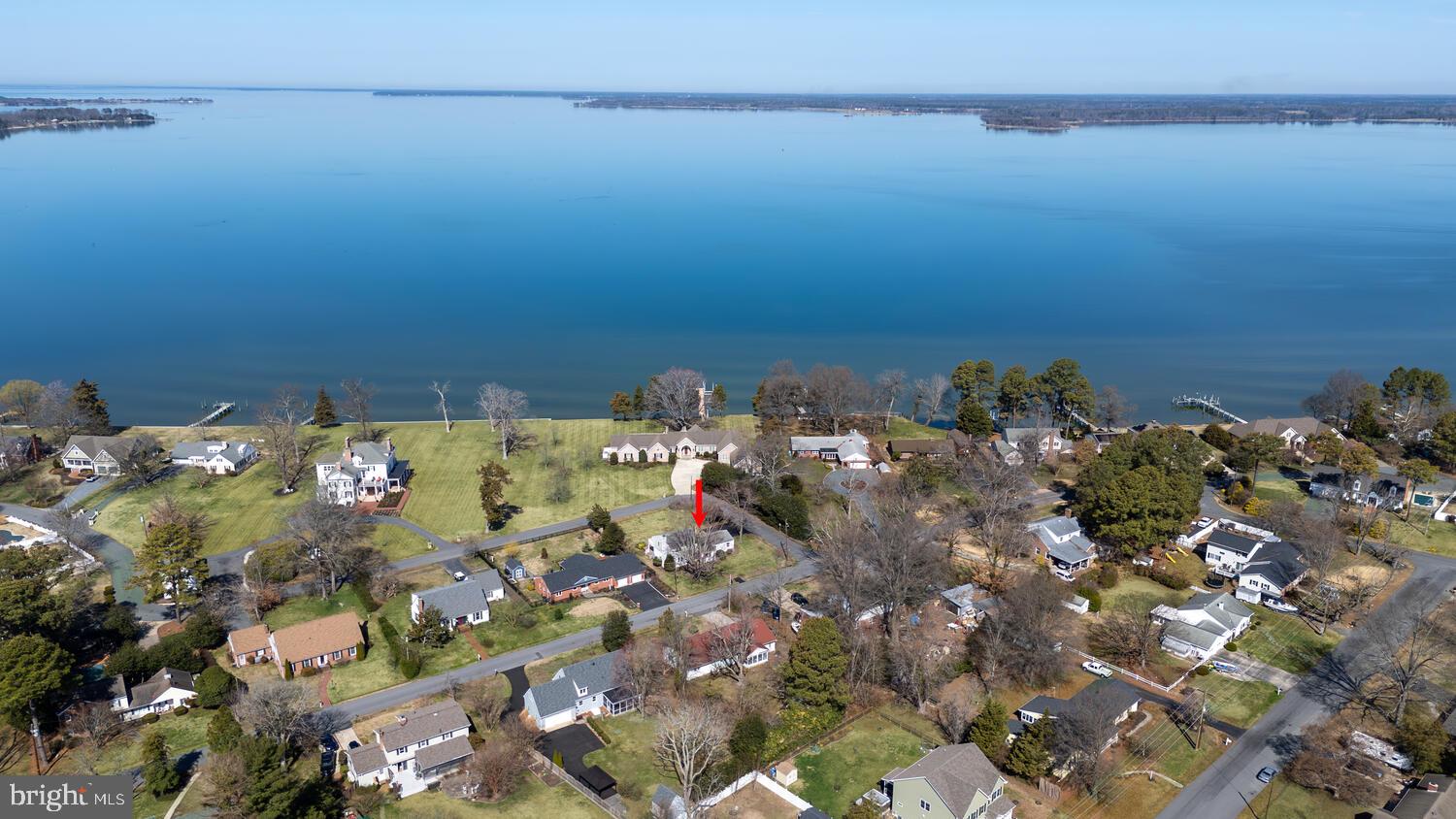 7 Hatsawap Road Cambridge, MD 21613 - Photo 47 of 62 Aerial overlooking Choptank River